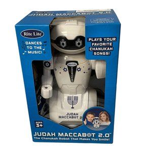 Rite Lite Judah Maccabot 2.0  Chanukah Robot Makes You Smile Plays Music Dances‎